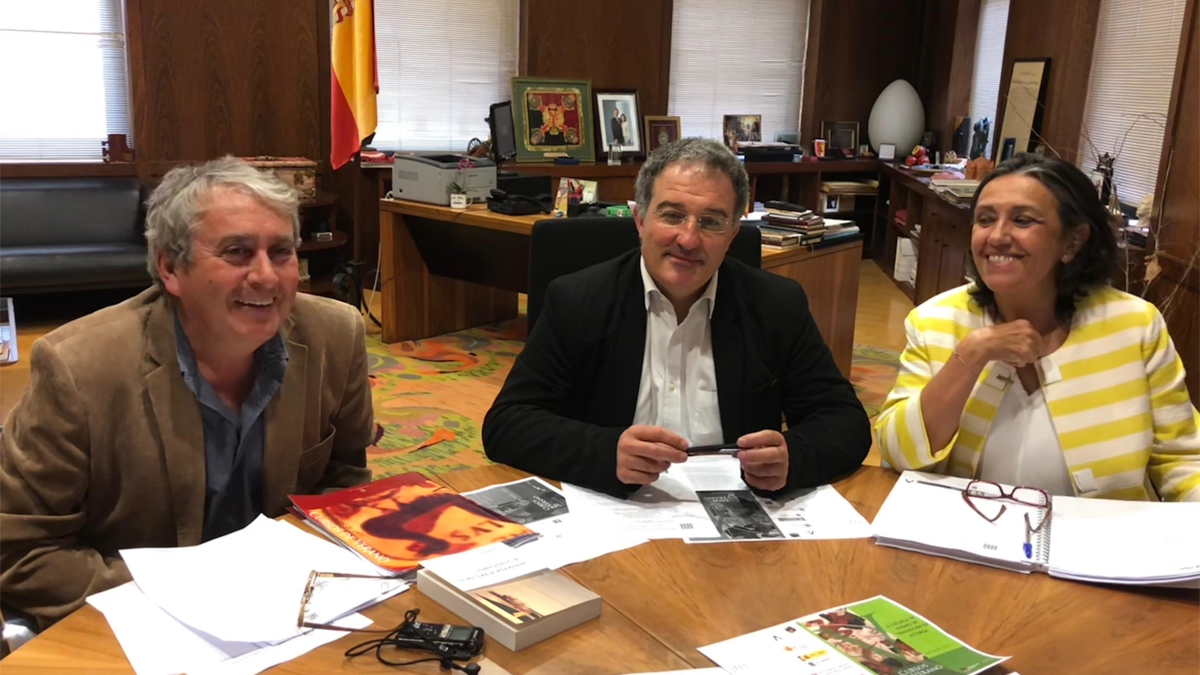 Un momento de la presentación del XIII Encuentro de Traductores y Escritores de Castrillo. |P.F.