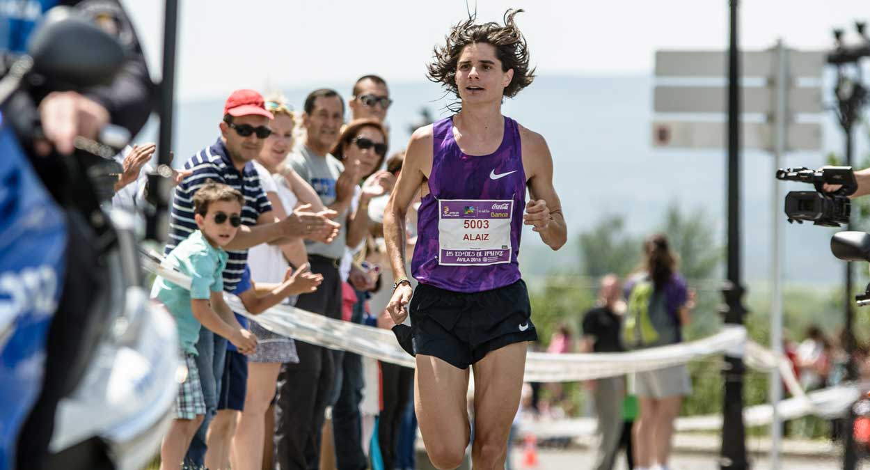 Roberto Alaiz se alzó con el triunfo en Ávila. | SPORTMEDIA Roberto Alaiz se alzó con el triunfo en Ávila. | SPORTMEDIA