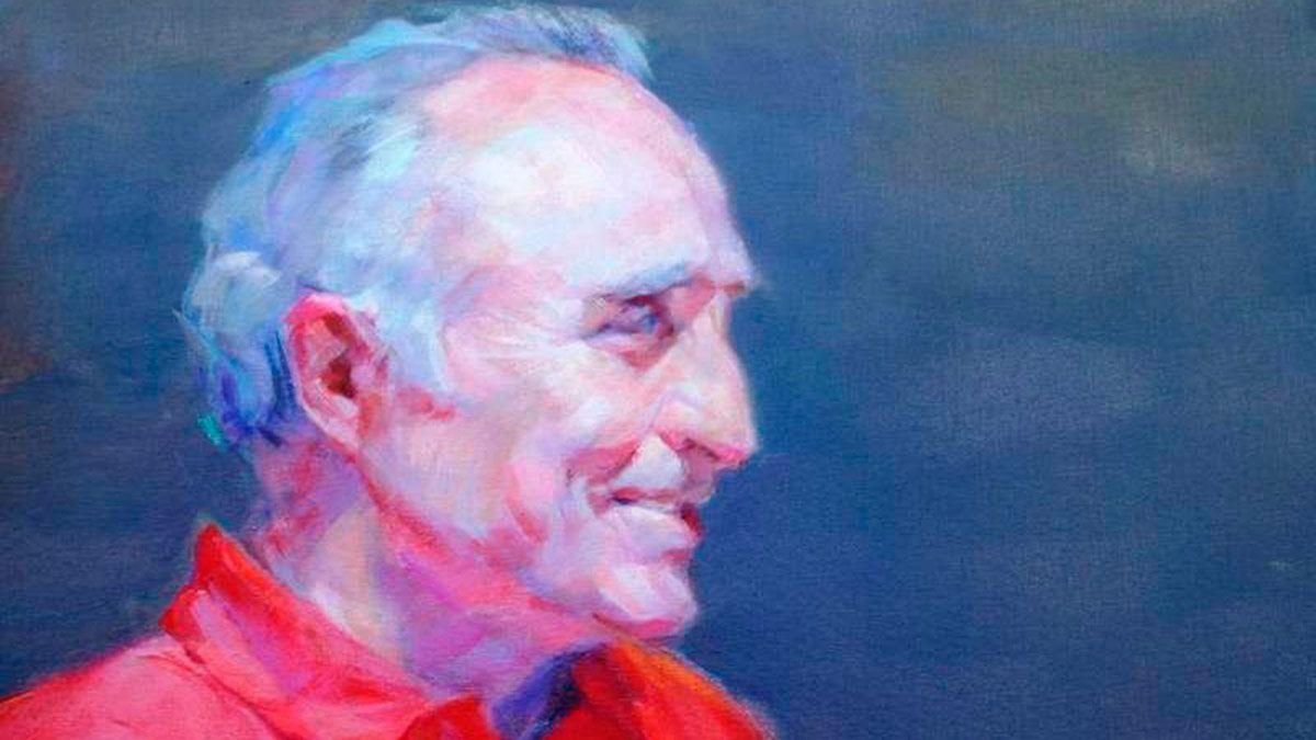 Retrato de Ángel Fierro realizado por Higinio del Valle. Retrato de Ángel Fierro realizado por Higinio del Valle.