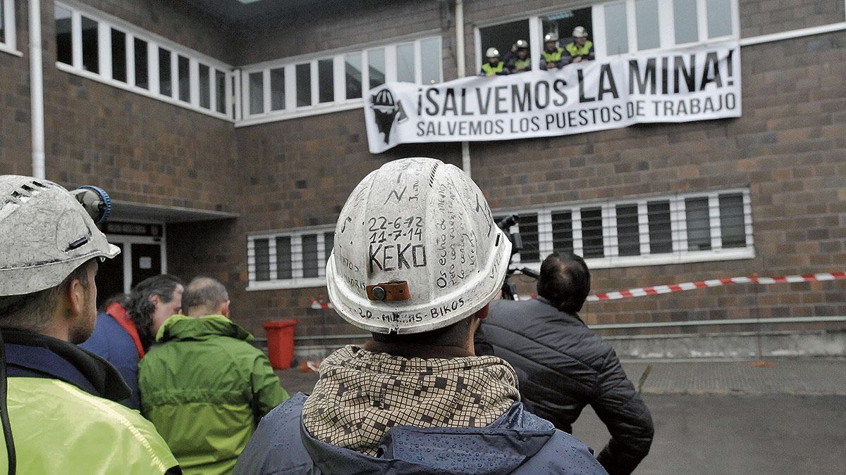 Imagen de archivo de una de las protestas del sector minero. | D. MARTÍN