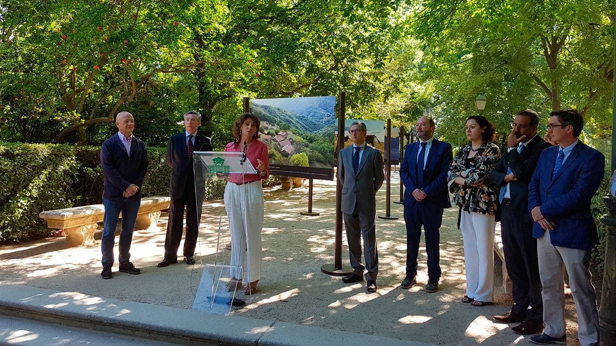 La ministra para la Transición Ecológica durante la inauguración. | L.N.C.