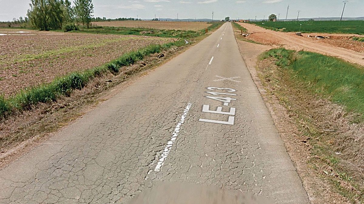 La carretera LE-413 sobre la que versaba la conversación. | G. MAPS