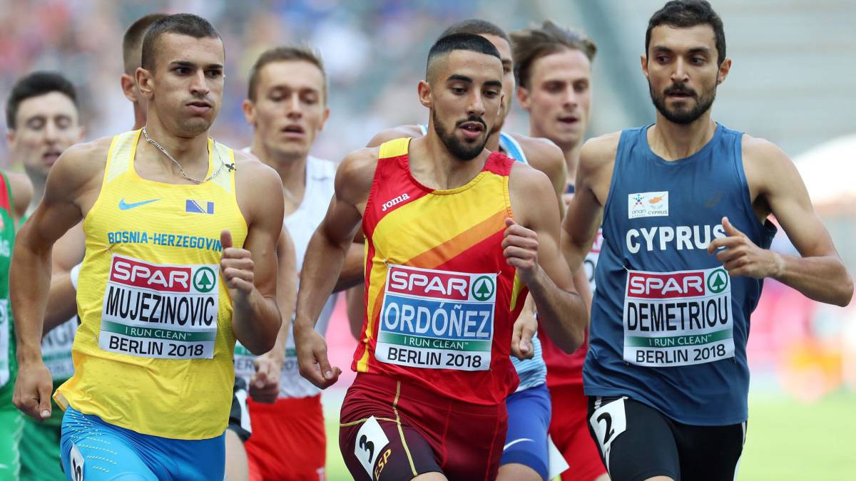 Ordóñez, durante su carrera en Berlín. | IAAF