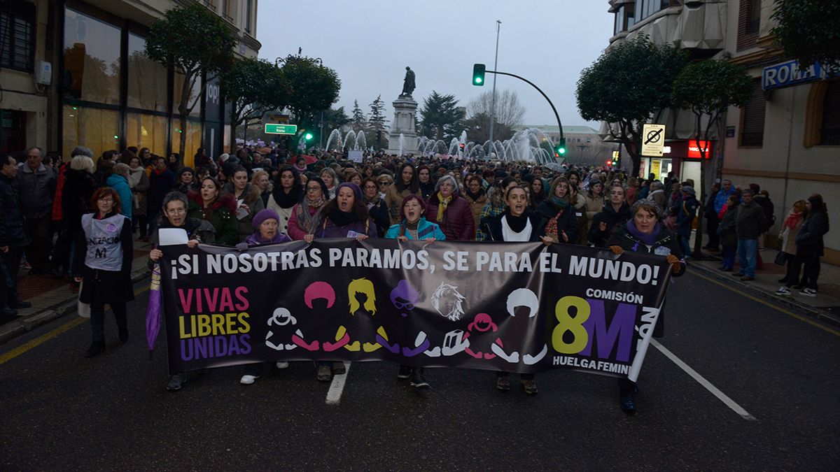 Imagen de archivo de las manifestaciones en León el Día de la Mujer | MAURICIO PEÑA