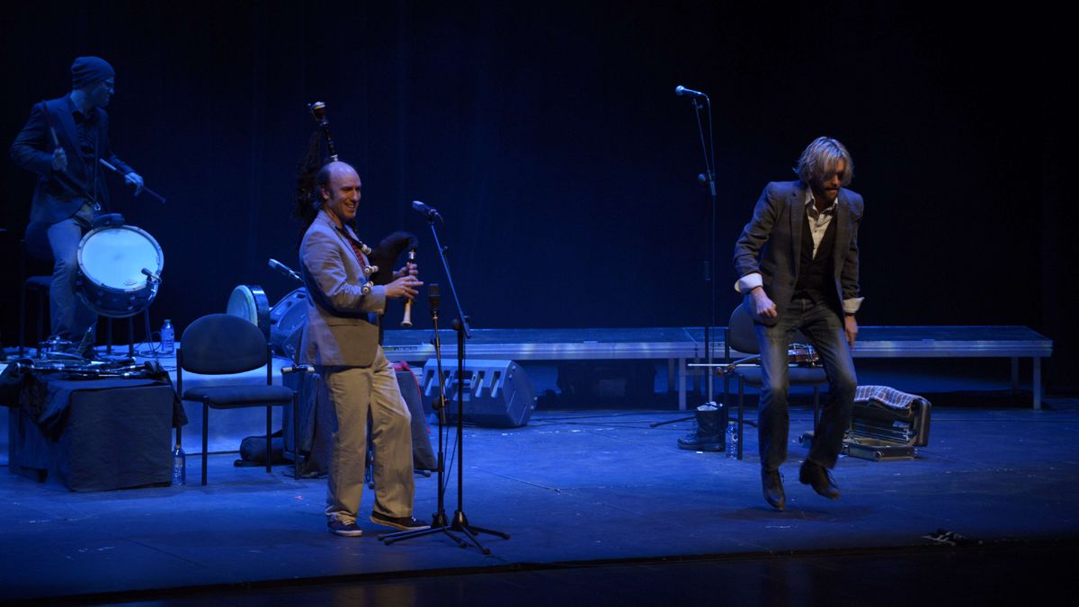 Carlos Nuñez ofreció un concierto el pasado sábado en el MSM de Sabero. |MAURICIO PEÑA