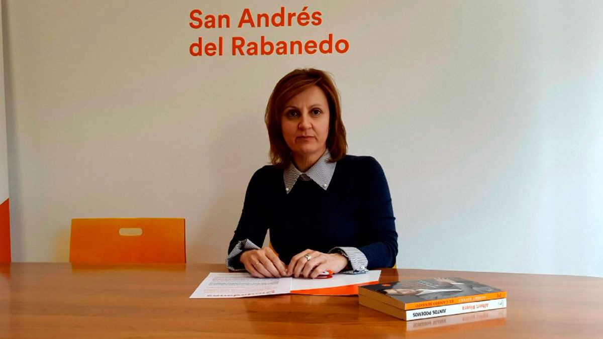 La portavoz de Ciudadanos en el Ayuntamiento de San Andrés, Olga Pérez. | L.N.C.