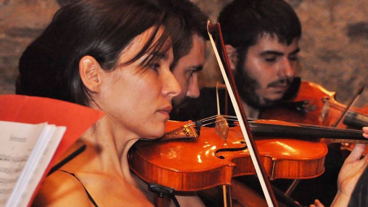 Imagen de archivo de una actuación de la Camerata en una edición anterior de 'Corteza de Encina'. | CAMERATA CLÁSICA