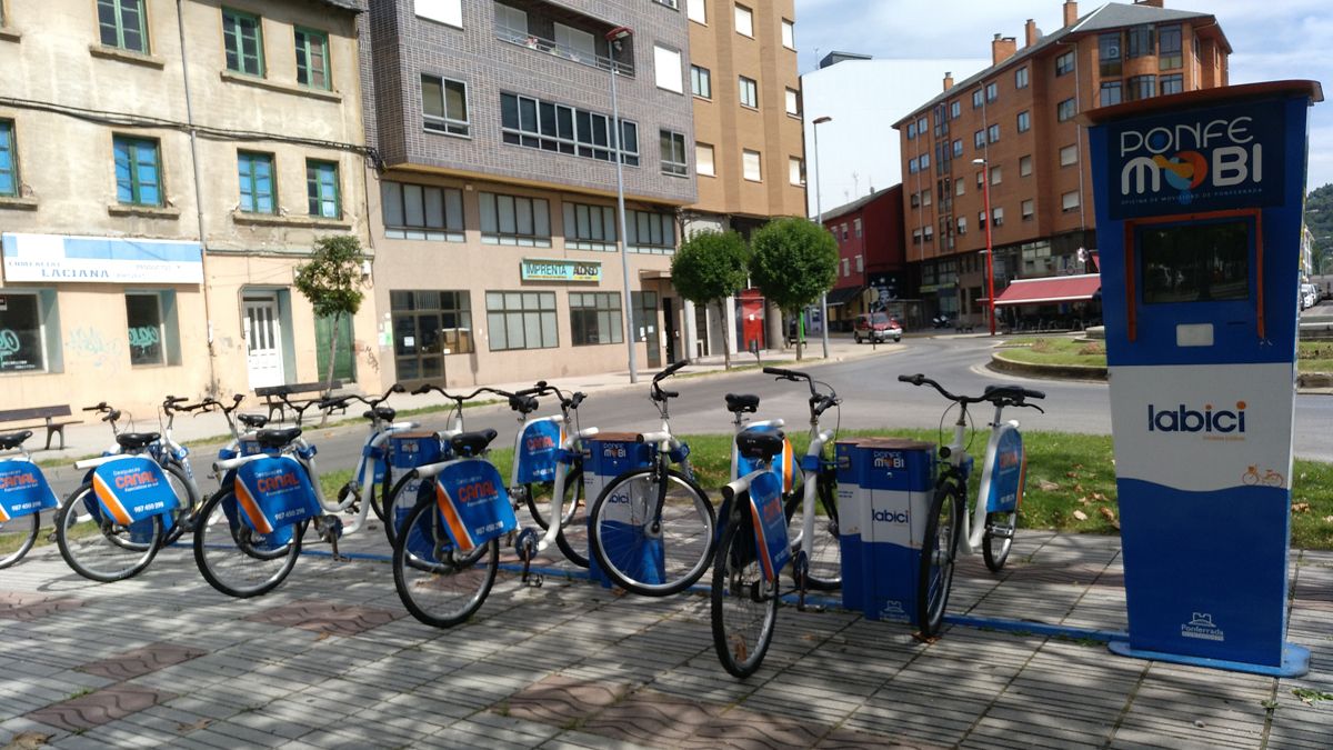 Punto de alquiler de bicicletas en Ponferrada. | M.I.
