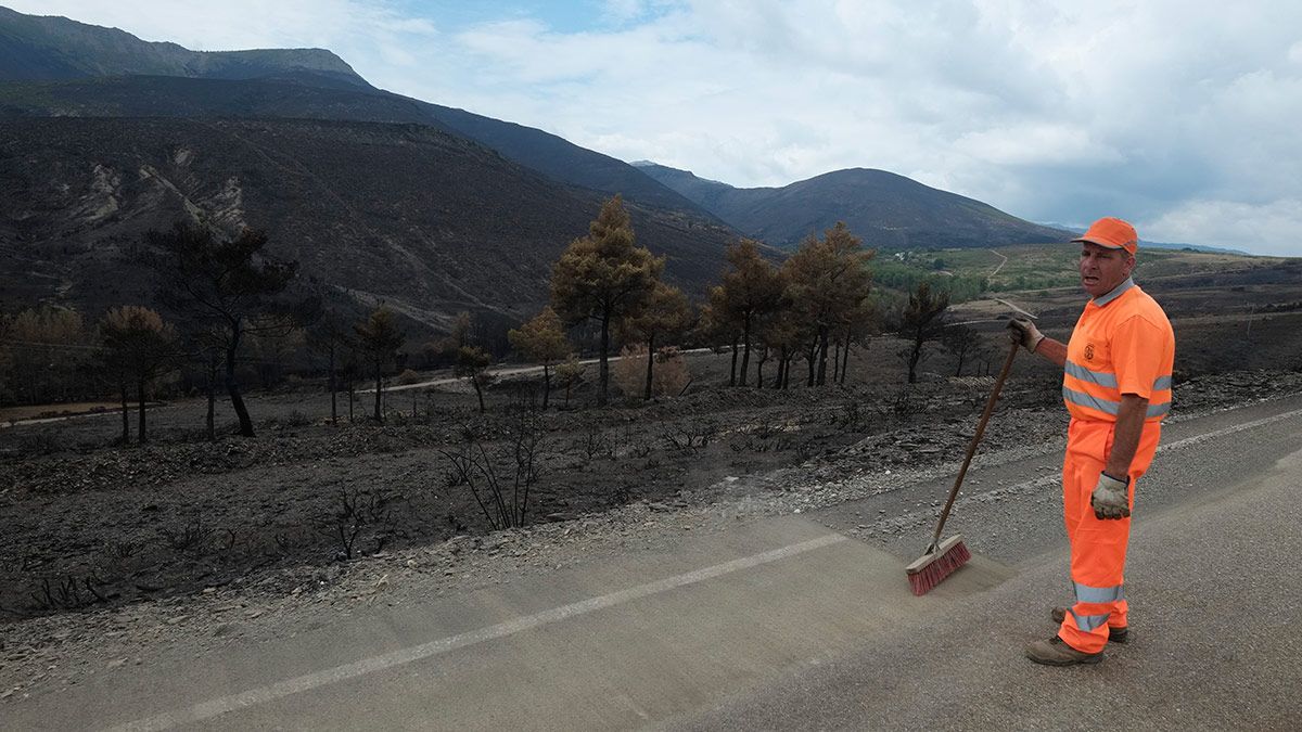 El incendio de La Cabrera tuvo lugar en el verano de 2017. | DANIEL MARTÍN