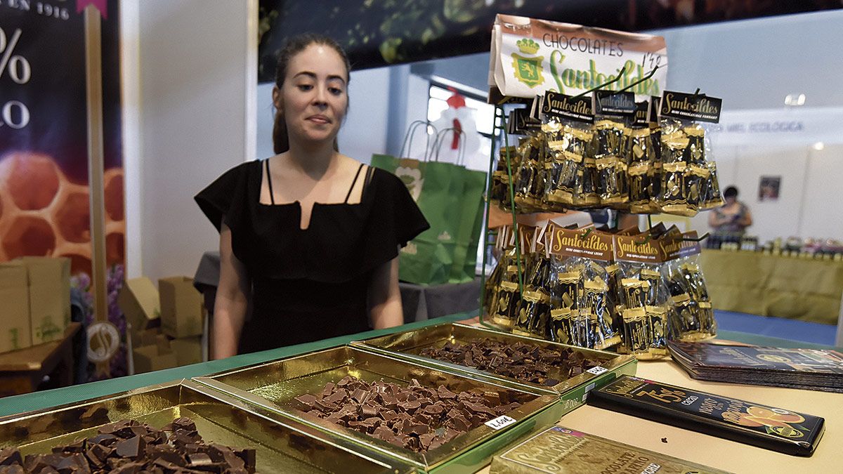 34 expositores están presentes en la Feria del Dulce de Benavides de Órbigo. | SAÚL ARÉN