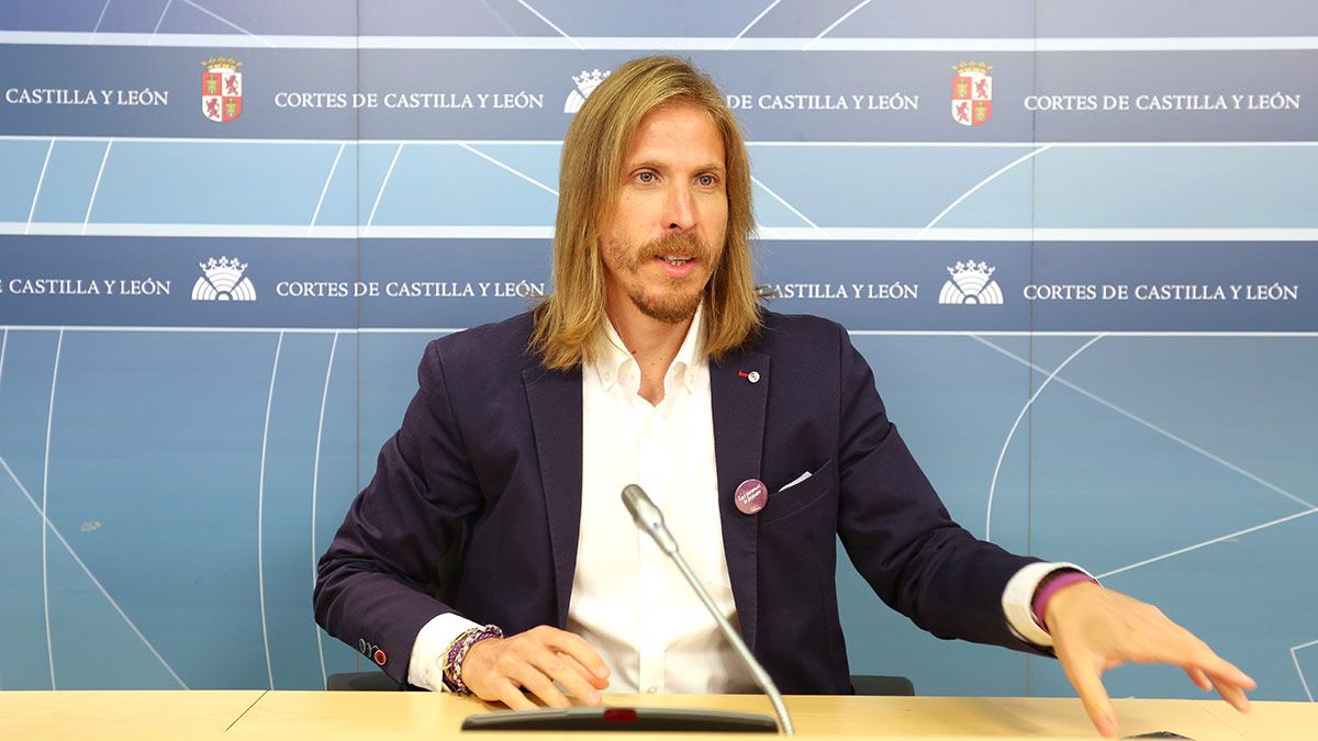 El procurador de Podemos, Pablo Fernández. | ICAL