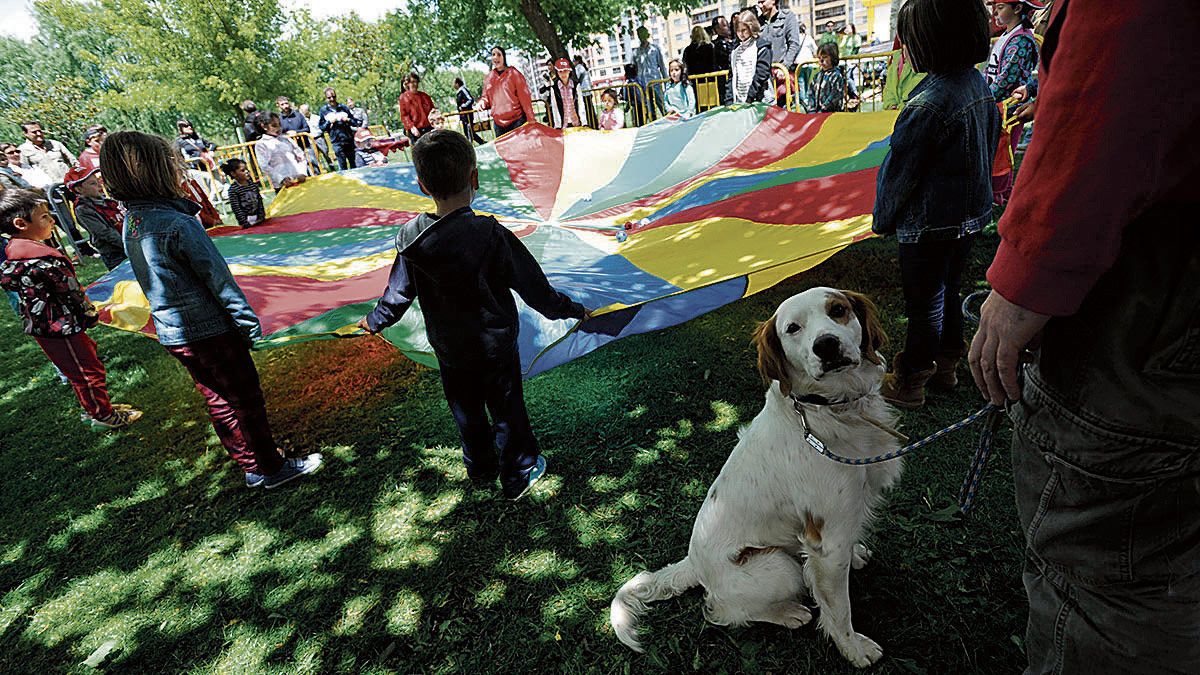 Juegos infantiles en una edición pasada de la ‘MasQFiesta’. | DANIEL MARTÍN