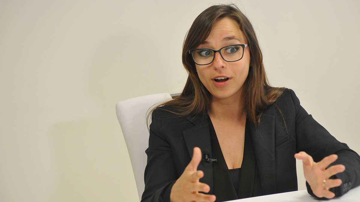 La portavoz de Ciudadanos en el Ayuntamiento de León, Gemma Villarroel. | DANIEL MARTÍN