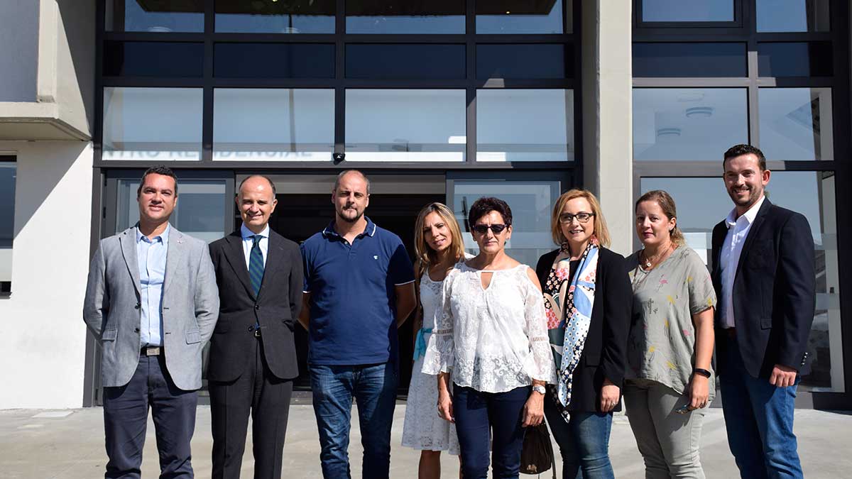 Ángel Lozano, Antonio Ferrero, Juan José García, Elena Robles, Ana Felisa Sánchez, Raquel Martínez, Vanesa Granja y Carlos Mouta. | L.N.C.