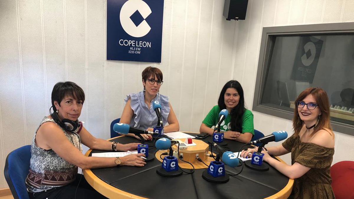 La entrevista a Carolina Martínez en Cope León. | L.N.C.
