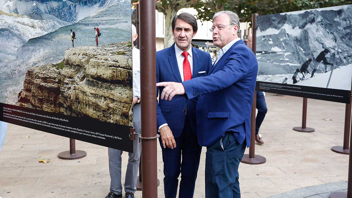 Un momento de la visita de Suárez-Quiñones y Silván. | ICAL
