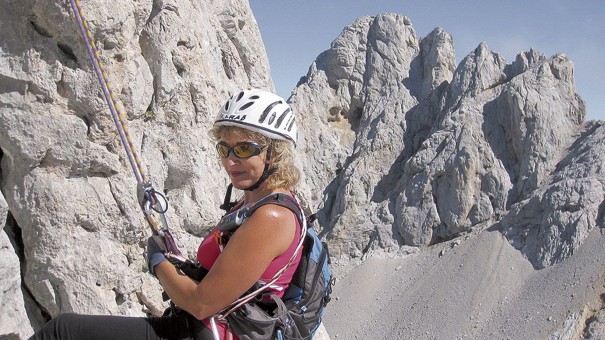 La montañera Ana Isabel Martínez de Paz inaugura este lunes la Semana de la Montaña.