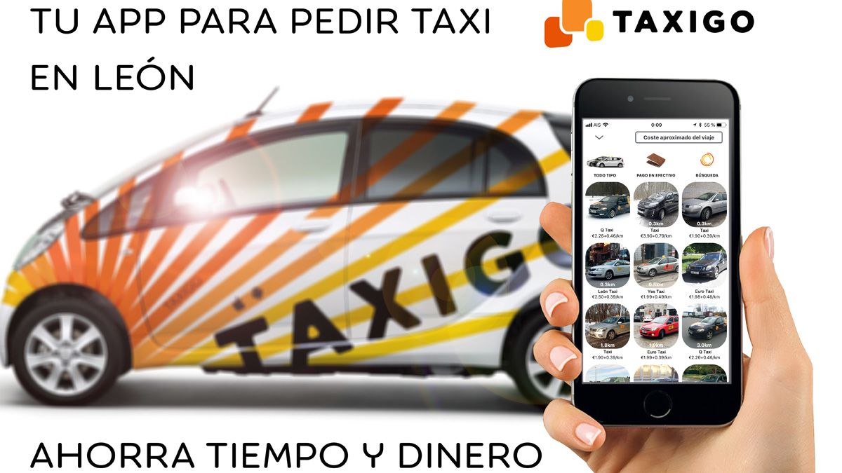Imagen promocional de la nueva aplicación para pedir taxis. | ICAL