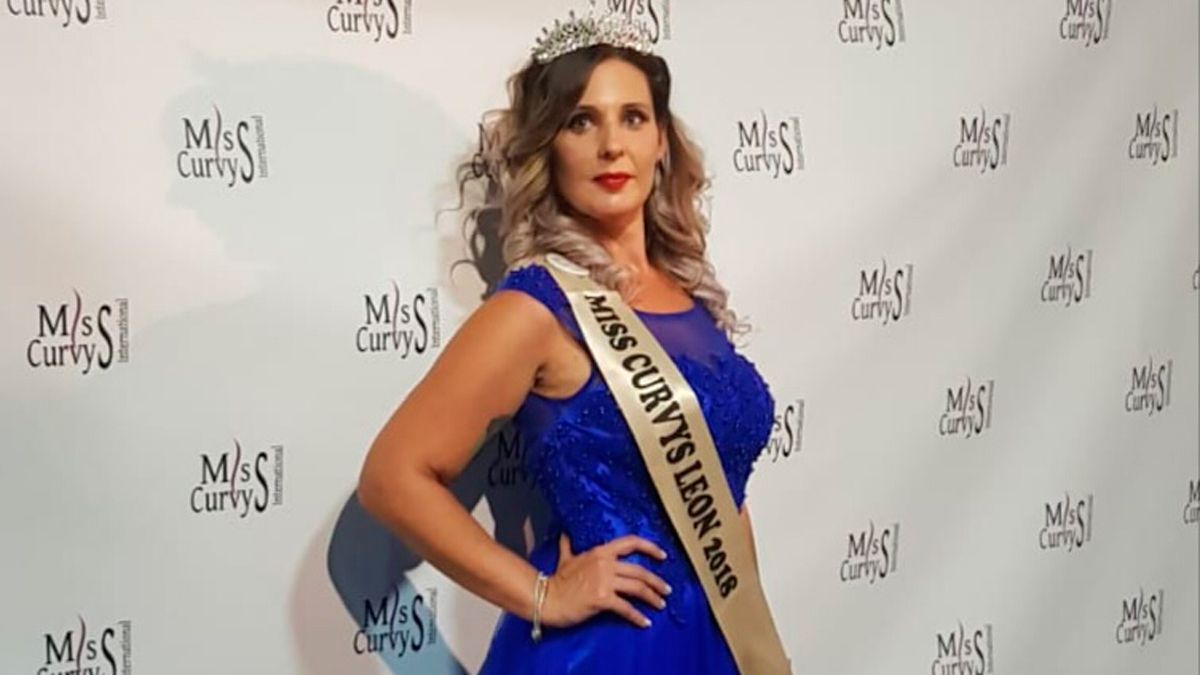 González ha conseguido ser Miss Curvy y luchará ahora por dar un paso más en el certamen nacional.