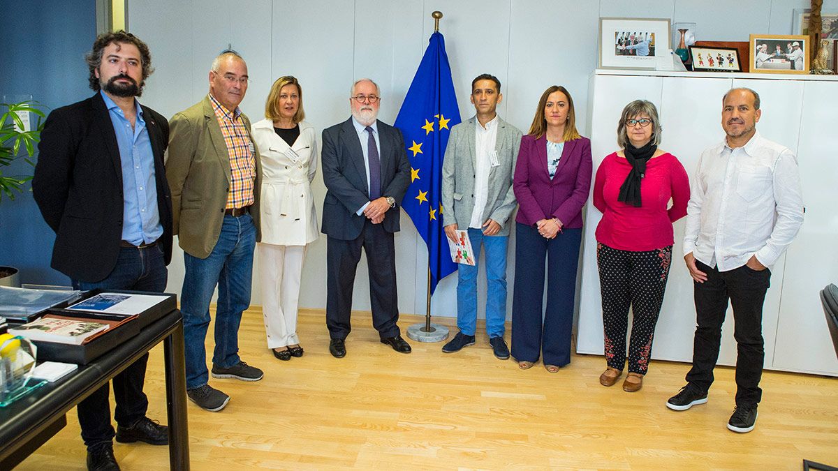 Reunión de los representantes de la Fundación Anclaje y el Comité de Empresa de Vestas con el comisario europeo de la Energía. | ICAL