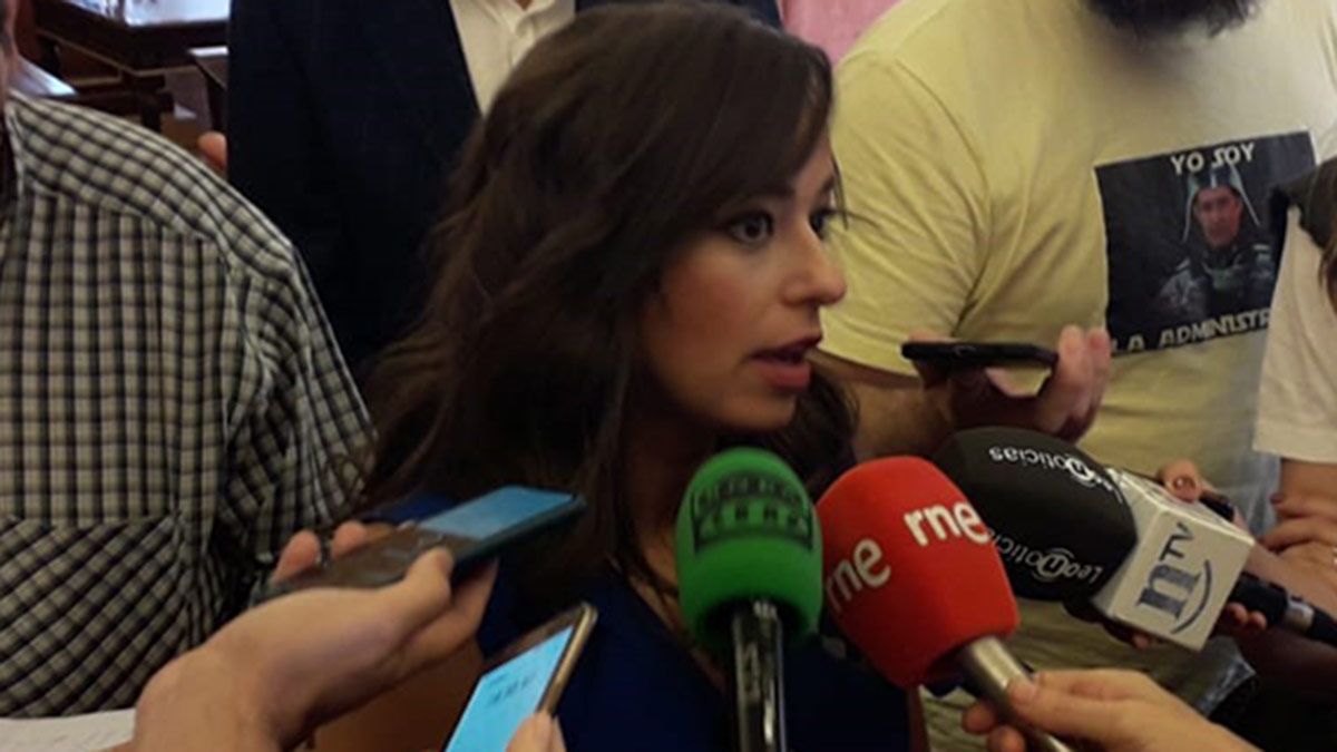 La portavoz de Ciudadanos en el Ayuntamiento de León, Gemma Villarroel. | L.N.C. La portavoz de Ciudadanos en el Ayuntamiento de León, Gemma Villarroel. | L.N.C.