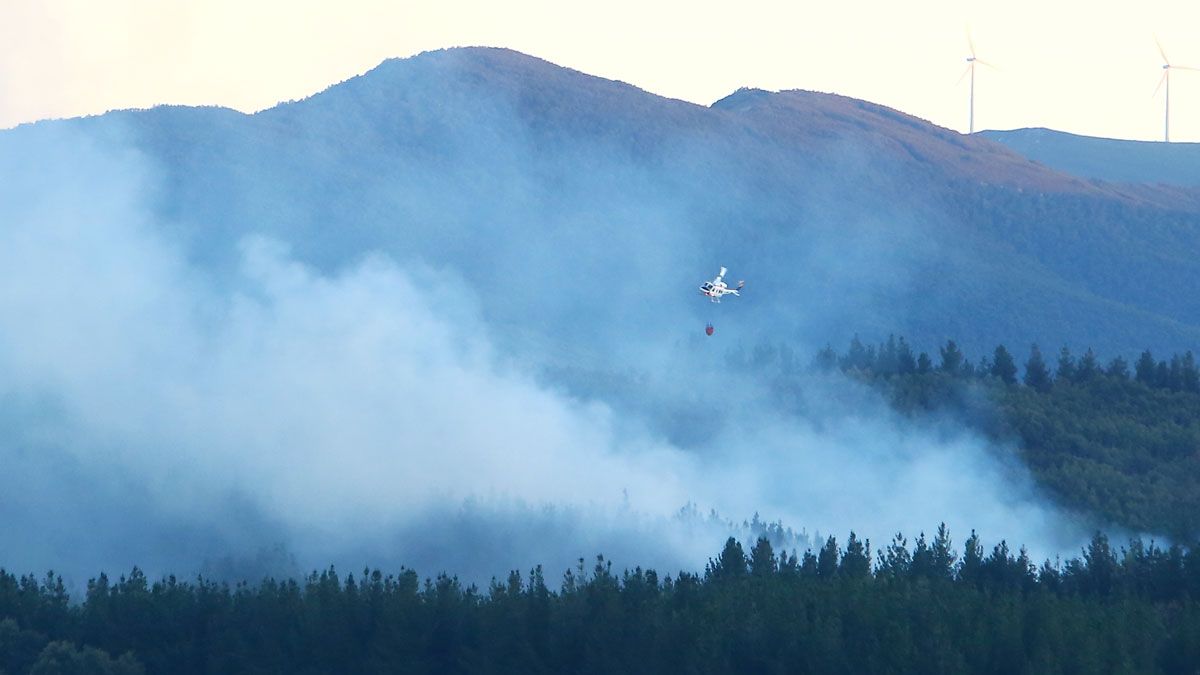 Incendio registrado en Calamocos esta semana. | C. SÁNCHEZ (ICAL)