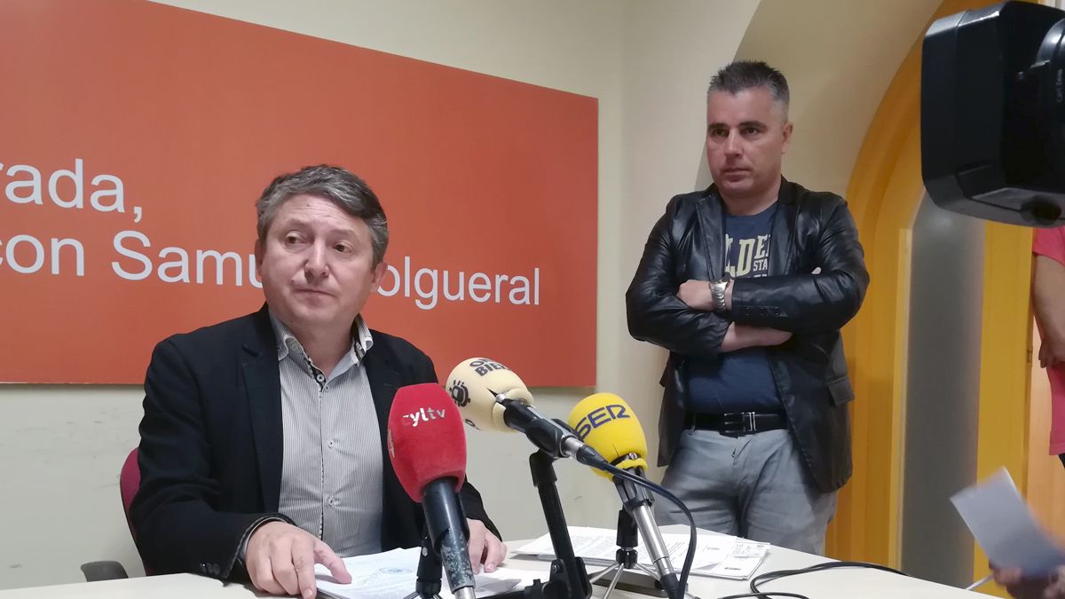 Folgueral, en una imagen de la rueda de prensa de este viernes. | D.M.