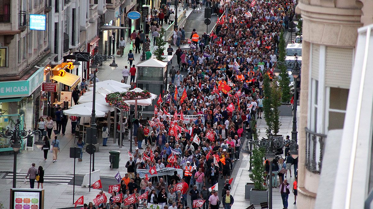 La sociedad leonesa se echó en agosto a la calle en una multitudinaria protesta contra el cierre de Vestas. | ICAL