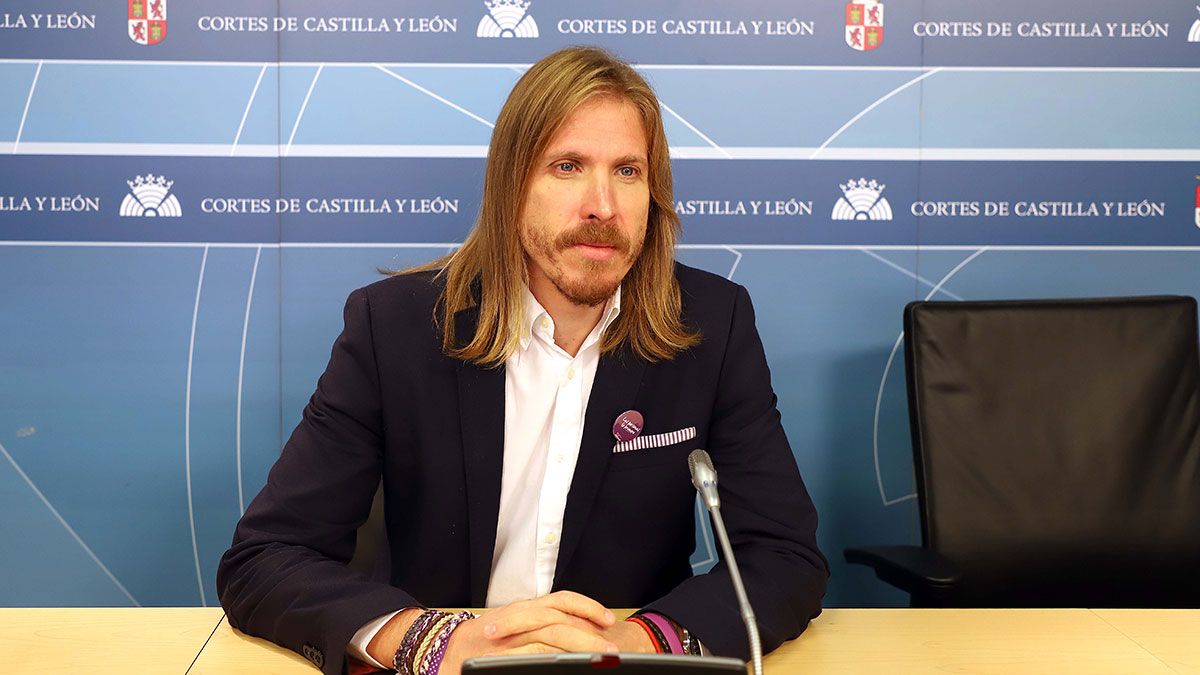 El procurador de Podemos por León, Pablo Fernández, es uno de los cuatro que opta a repetir. | ICAL