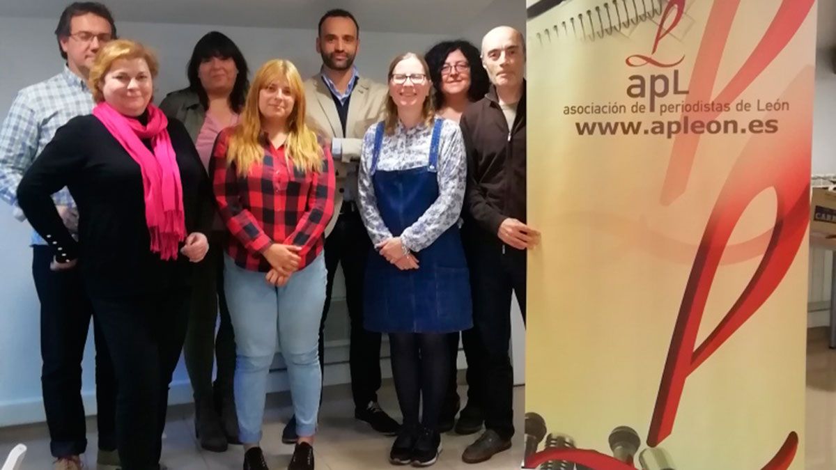 Los miembros de la junta directiva de la APL en León. | L.N.C.