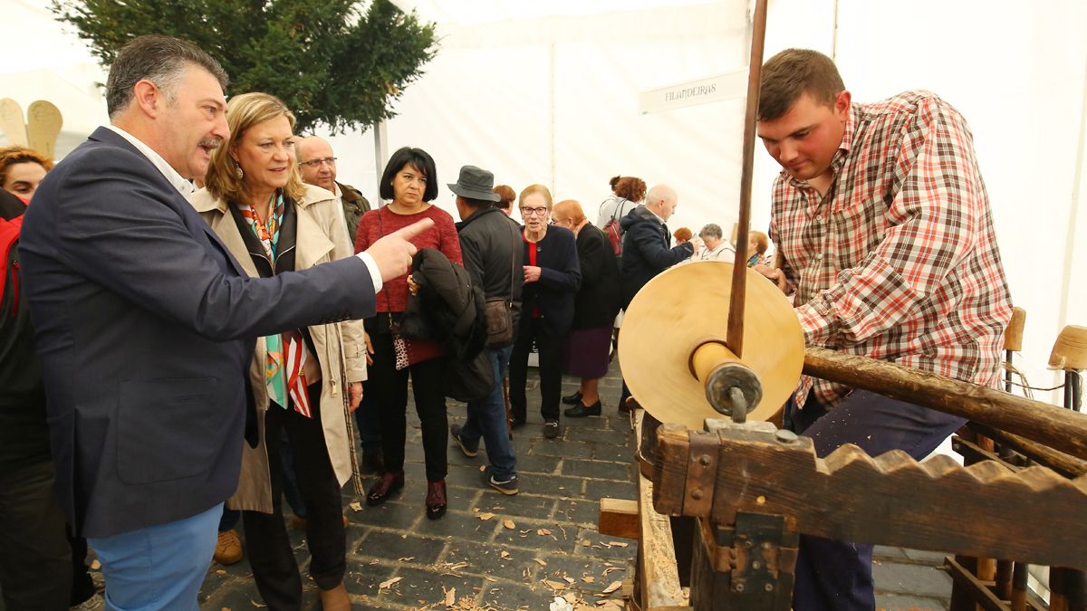 La feria contó con la consejera de Economía yHacienda el año pasado.  | ICAL