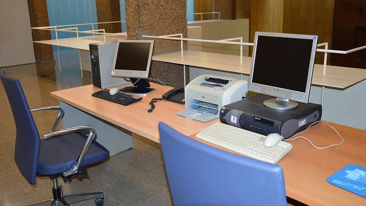 Espacio habilitado para los concejales de la oposición en el Ayuntamiento de Villaquilambre. | L.N.C.