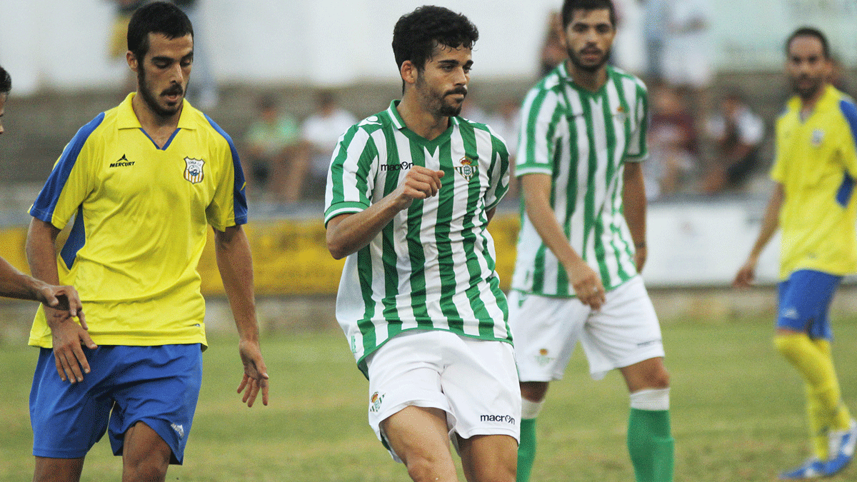 Caro, en un partido con el filial en 2013 | Real Betis
