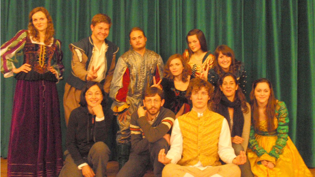 Grupo de teatro del Instituto bilingüe Park mládeže 5.