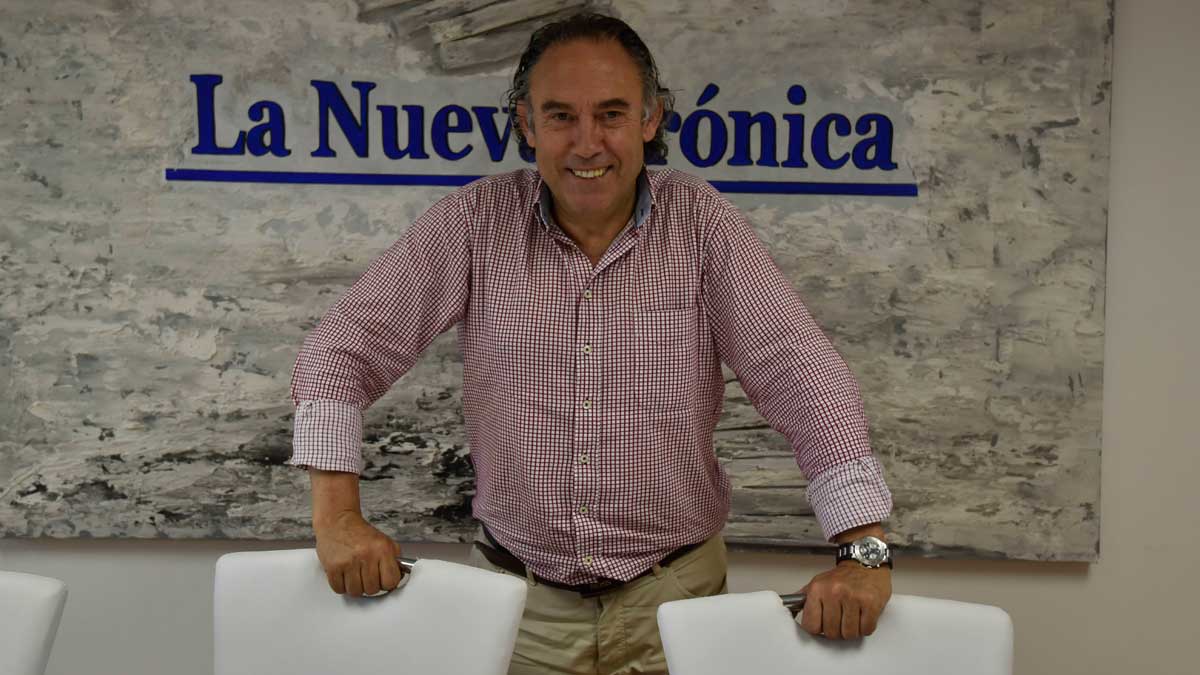 El director general Felipe Llamazares, durante una entrevista en la sede de La Nueva Crónica. | SAÚL ARÉN