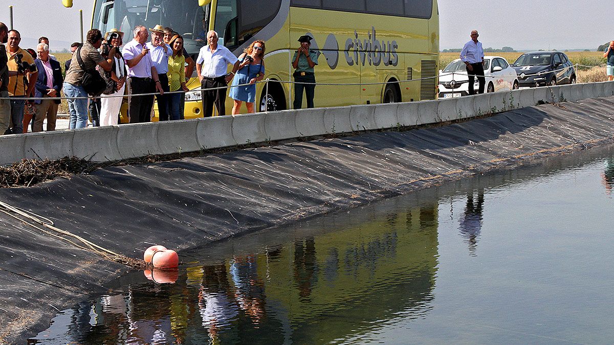 Balsa de riego perteneciente al Canal del Páramo. | ICAL