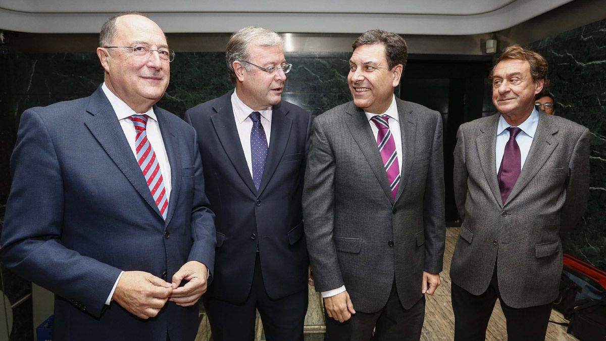 Carlos Moro, Antonio Silván, Carlos Fernández Carriedo y Javier García-Prieto. | CARLOS S. CAMPILLO (ICAL)