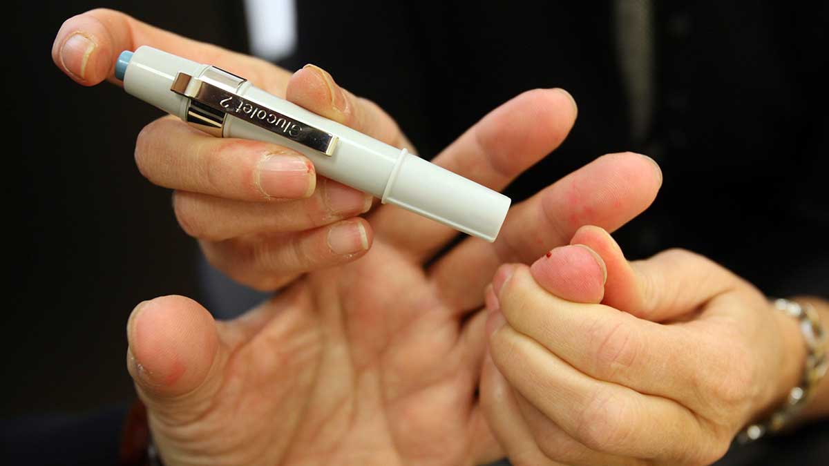 Una prueba de diabetes. | ICAL Una prueba de diabetes. | ICAL