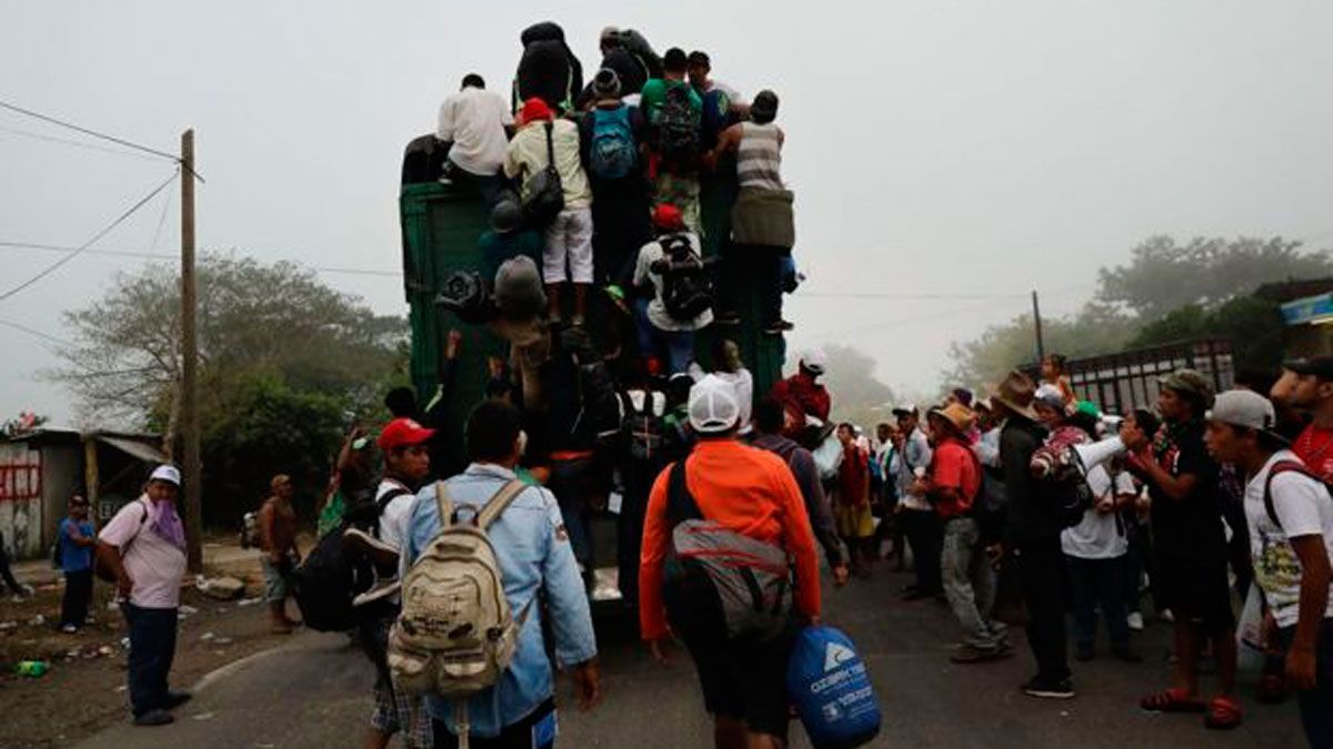 Caravana de emigrantes en América Latina. | BBC