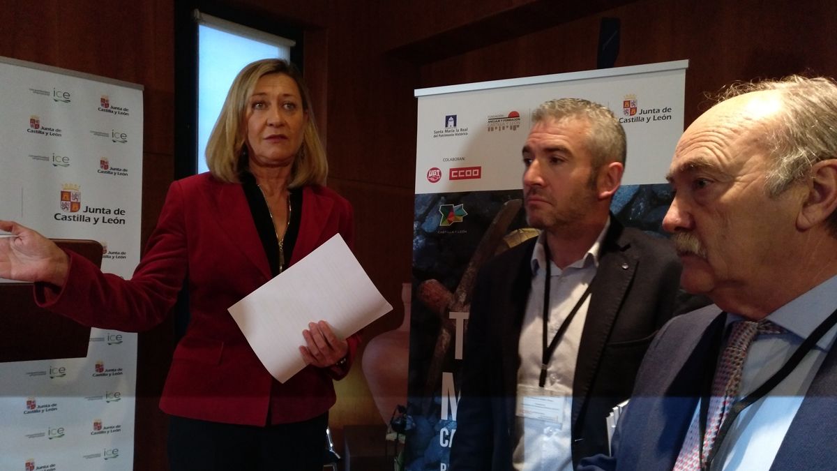 Del Olmo participó en las jornadas que se realizan en Bembibre. | MAR IGLESIAS Del Olmo participó en las jornadas que se realizan en Bembibre. | MAR IGLESIAS