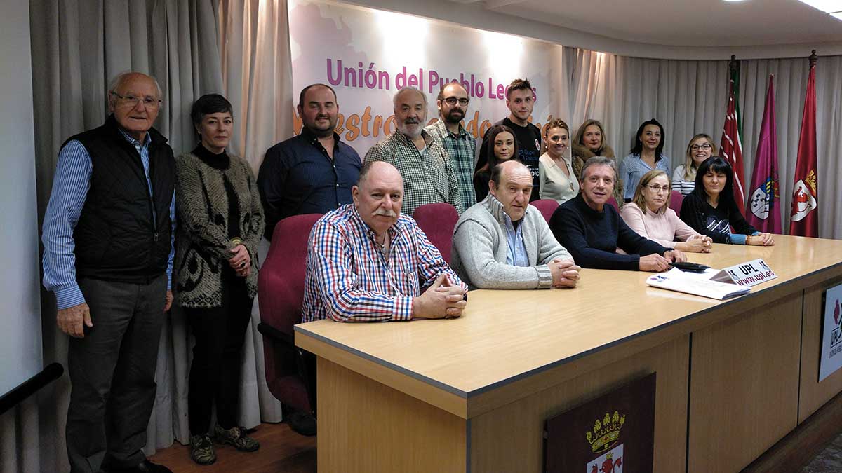 El nuevo comité local de UPL en San Andrés del Rabanedo. | L.N.C.