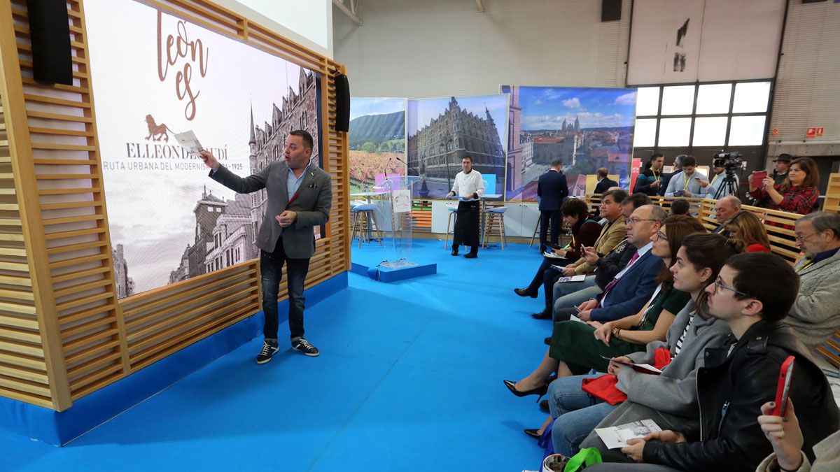 Presentación de León, punto neurálgico de la ruta del modernismo, en Intur 2018. | ICAL Presentación de León, punto neurálgico de la ruta del modernismo, en Intur 2018. | ICAL