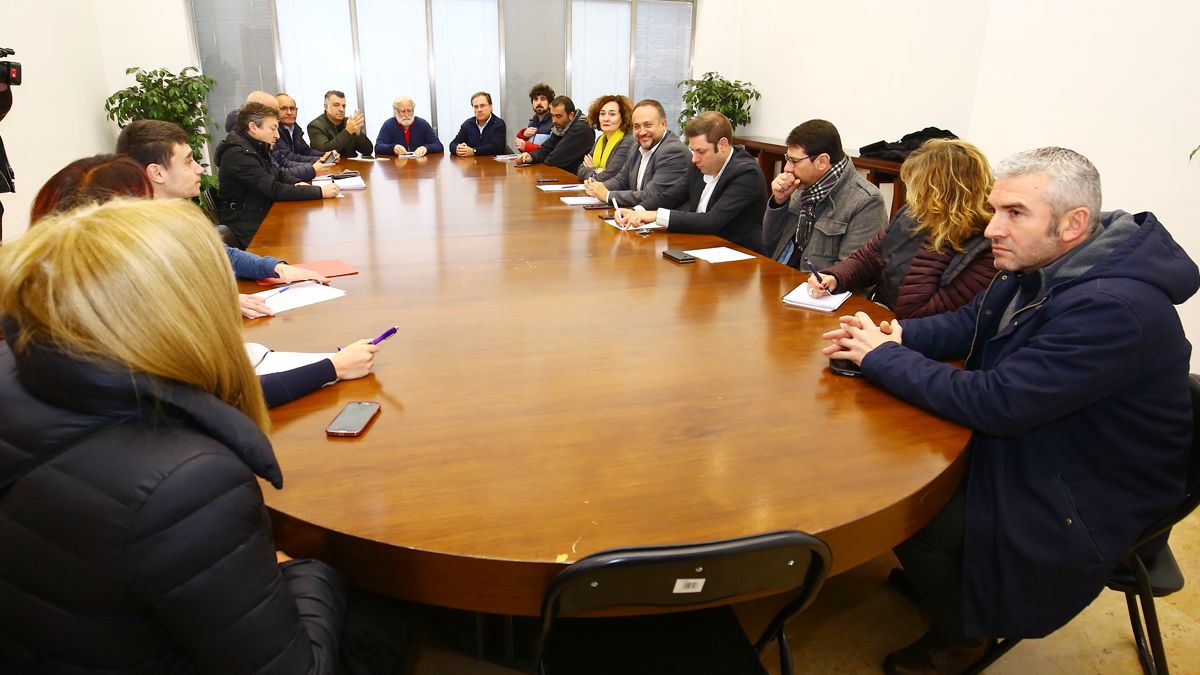 Nueva reunión de la Mesa de la Energía ayer en Ponferrada. | ICAL