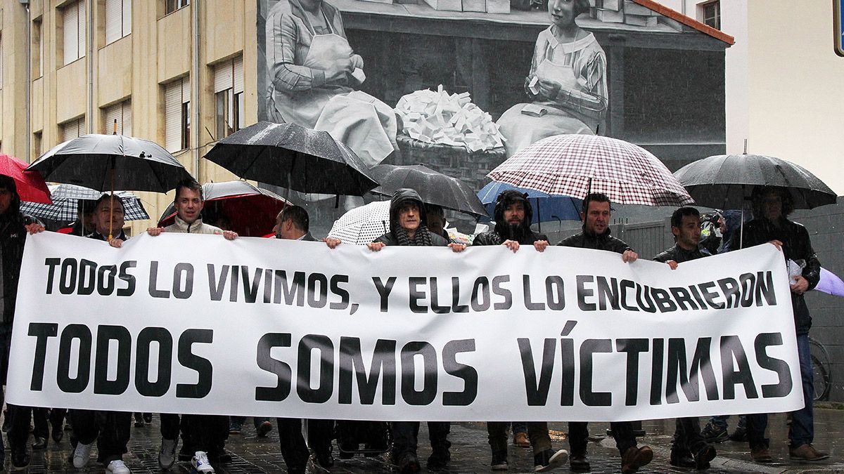 Una de las protestas anteriores bajo el lema ‘Todos somos víctimas’. | ICAL