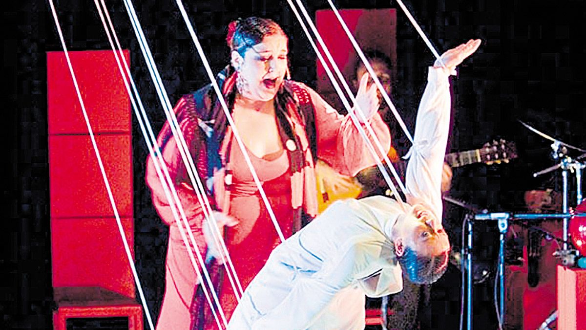Un momento del espectáculo de danza y flamenco del Auditorio. | L.N.C. Un momento del espectáculo de danza y flamenco del Auditorio. | L.N.C.