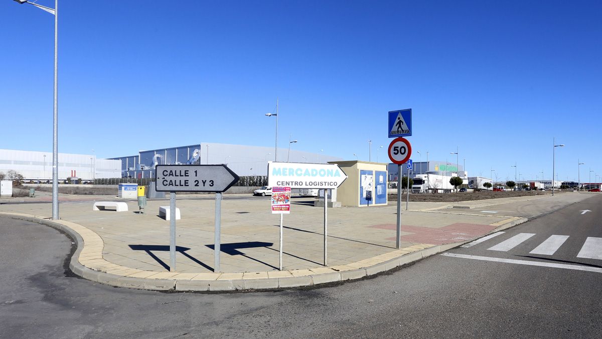 Vista general del polígono industrial de Villadangos del Páramo. | ICAL