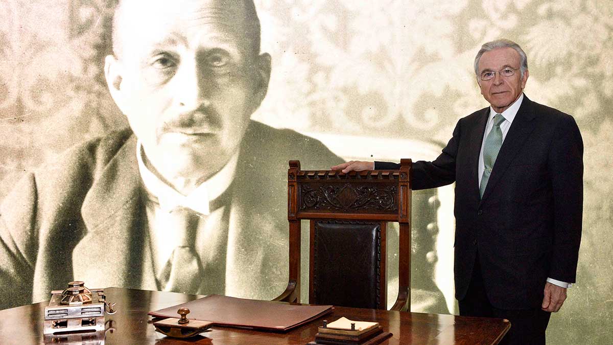 Isidro Fainé, en la celebración del 150 aniversario del nacimiento de Francesc Moragas. | L.N.C.