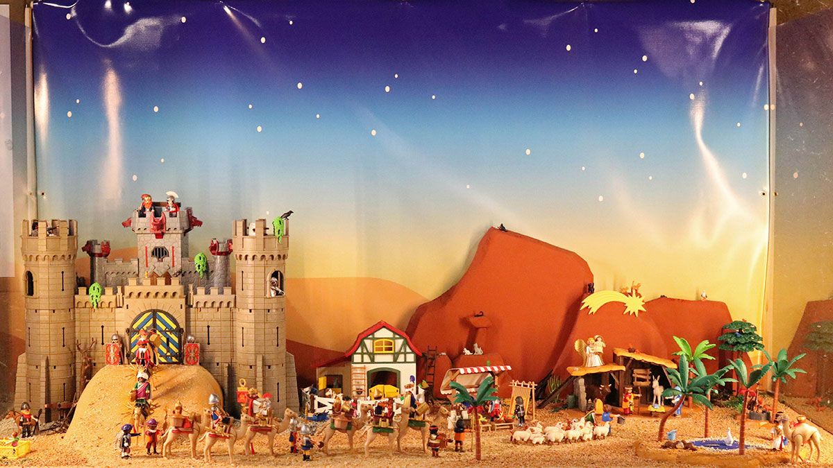 Una plaza de toros, otro de los detalles del montaje. | L.N.C.