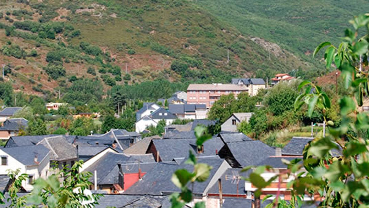 Vista de Folgoso, municipio del que Tomás Vega es alcalde.