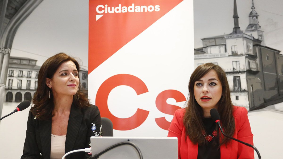 Las ediles de Ciudadanos, Ana Carlota Amigo y Gemma Villarroel, en una imagen de archivo. | ICAL